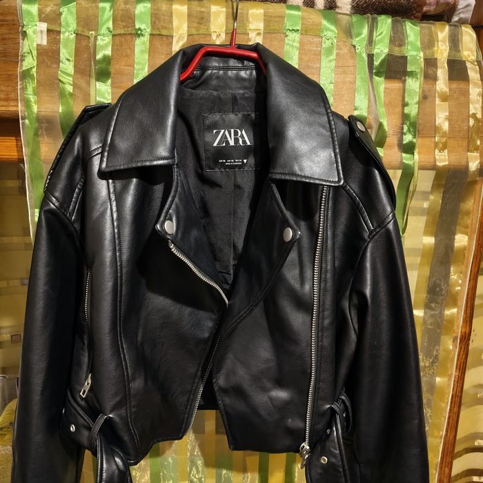 Шкіряна косуха ZARA