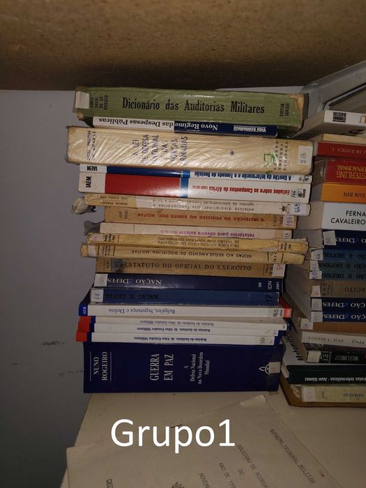 Grande coleção de livros de Direito, Administração Publica, Justiça, Segurança e outros temas