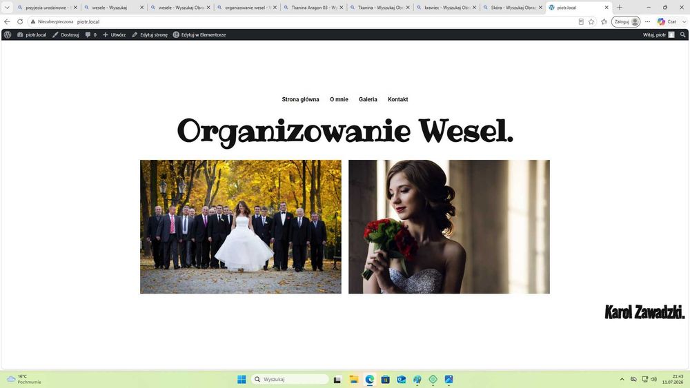 Strony internetowe za 500 zł.