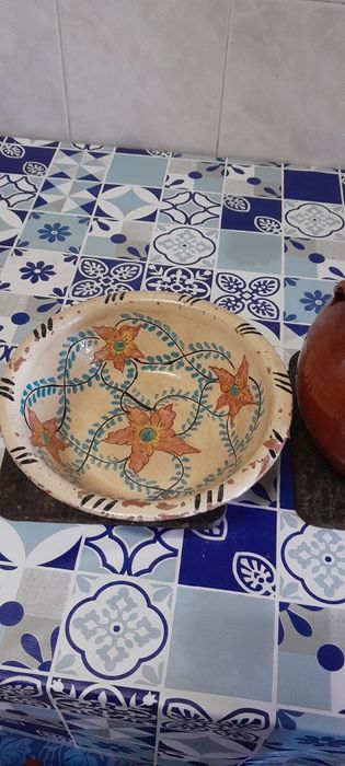 Louça em barro três peças