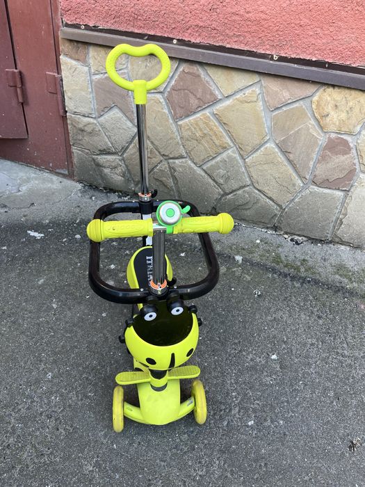 Машинка толокар-штовхач, самокат