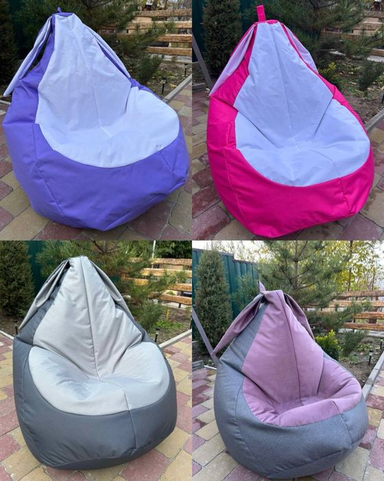 Крісло груша, пуф, дитяче крісло, мішок, безкаркасне крісло, мяч