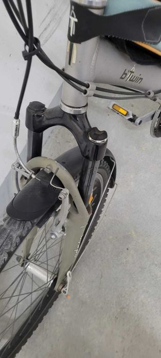Bicicleta BTwin aro 26 18 marchas Shimano 2 amortecedores