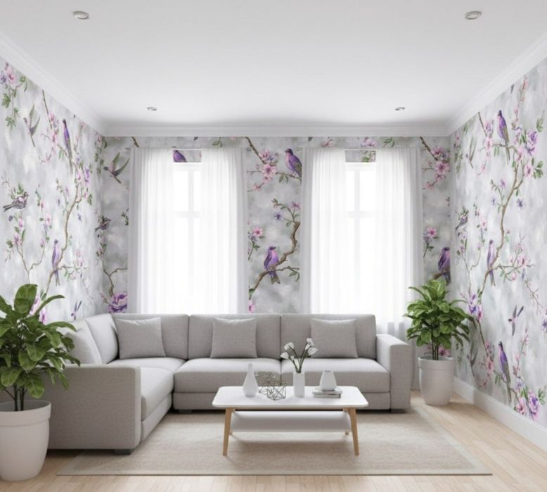 Обои Зал, Спальня, Прихожая . Шпалери.