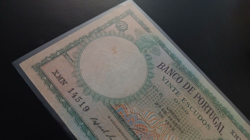 Nota de 20 Escudos de 1959