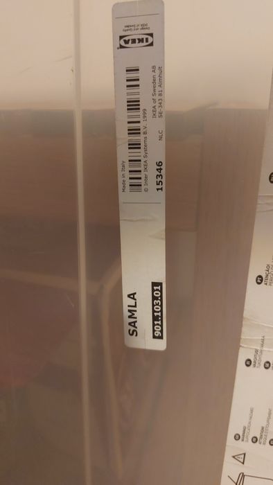 Caixas Ikea Samla com tampas
