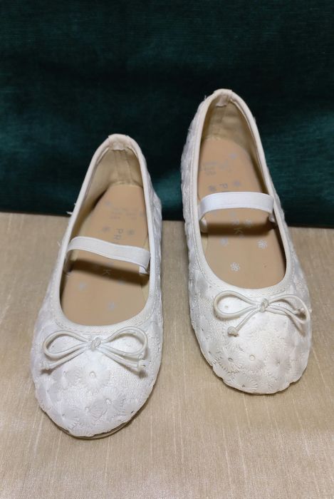 Нарядні туфлі Primark 30-31 білі балетки дівчинка/девочка