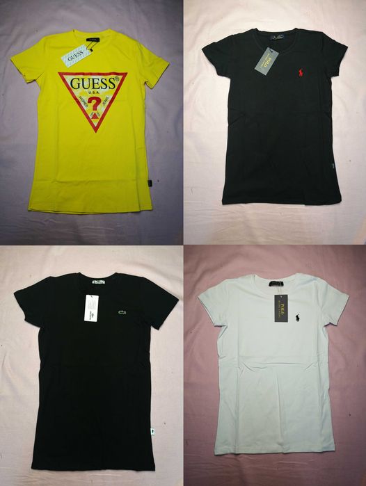 Koszulka Damska Guess Ralph Lauren Lacoste nowe premium