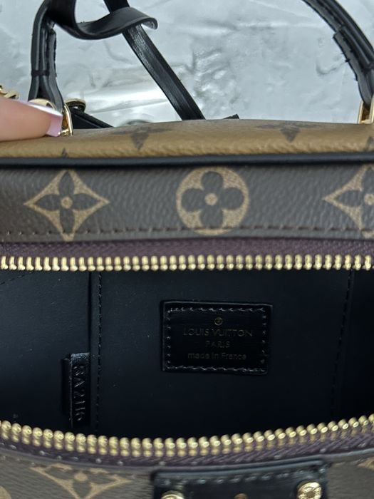 Сумка шкіряна louis vuitton vanity chain poich , луі вітон