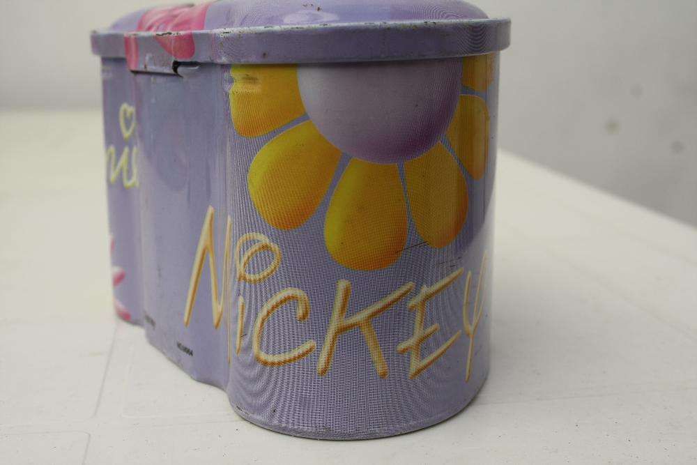 Mealheiro em latão, Mickey e Minnie, original da Disney