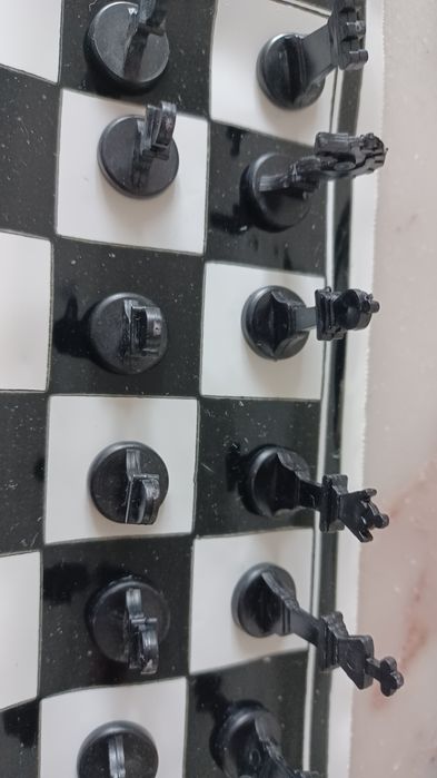 Jogo de xadrez para camping