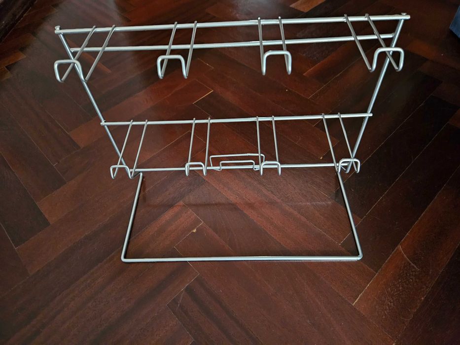 Expositor metálico impecável 42x34x20cm