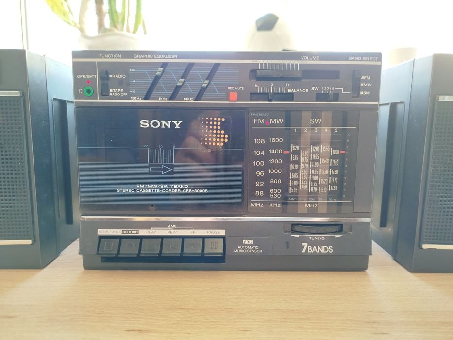 Магнітофон SONY CFS-3000S Японія 1985 рік