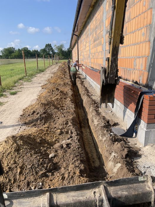 Minikoparka Koparka Transport Wywrotka Usługi