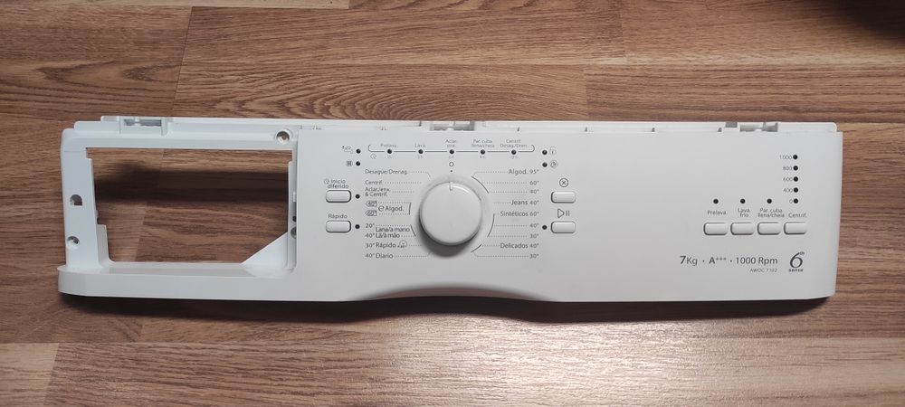 Painel eletrônico completo Máquina de lavar roupa Whirlpool Awoc 7102