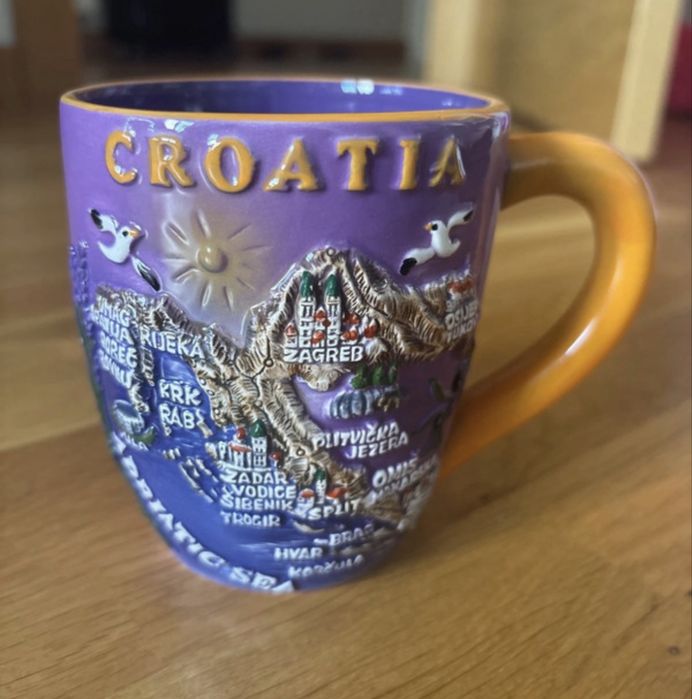 Kubek z napisem Croatia.