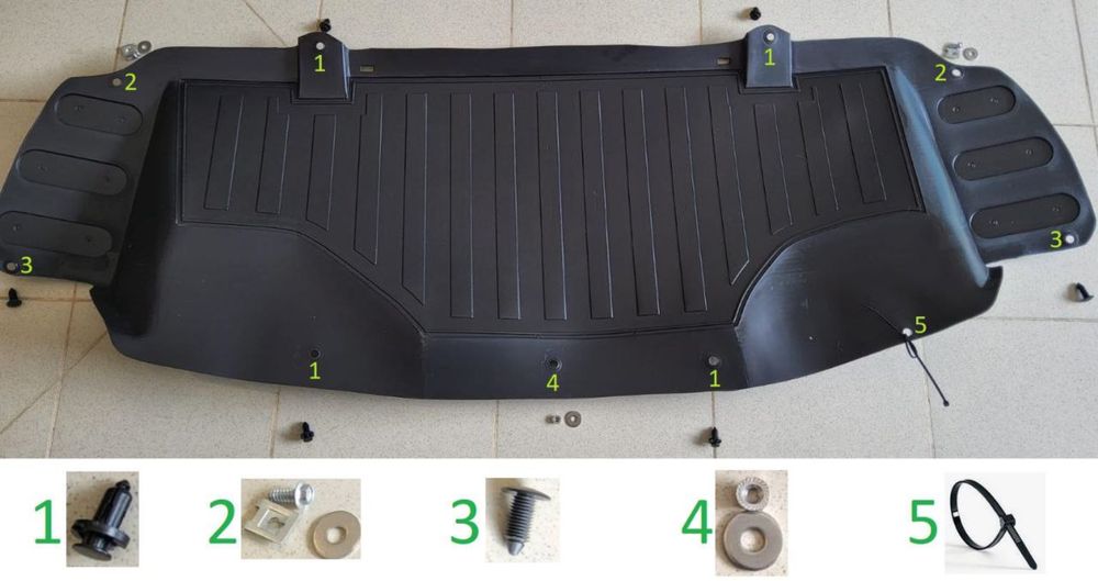 Защита ( пыльник) на BYD Song Plus 2023-2025