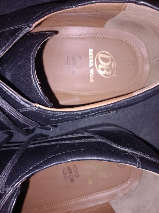 Buty męskie skóra naturalna wkładka ortopedyczna skórzana r47 jak nowe