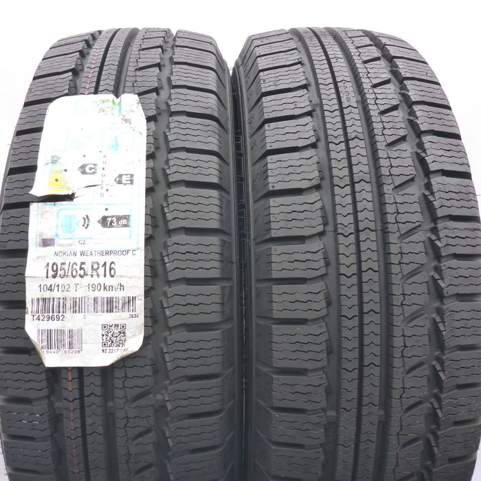 Opony 195/65/16C Nokian 195/65R16C 104/102T Zimowe 2017 Nieużywane