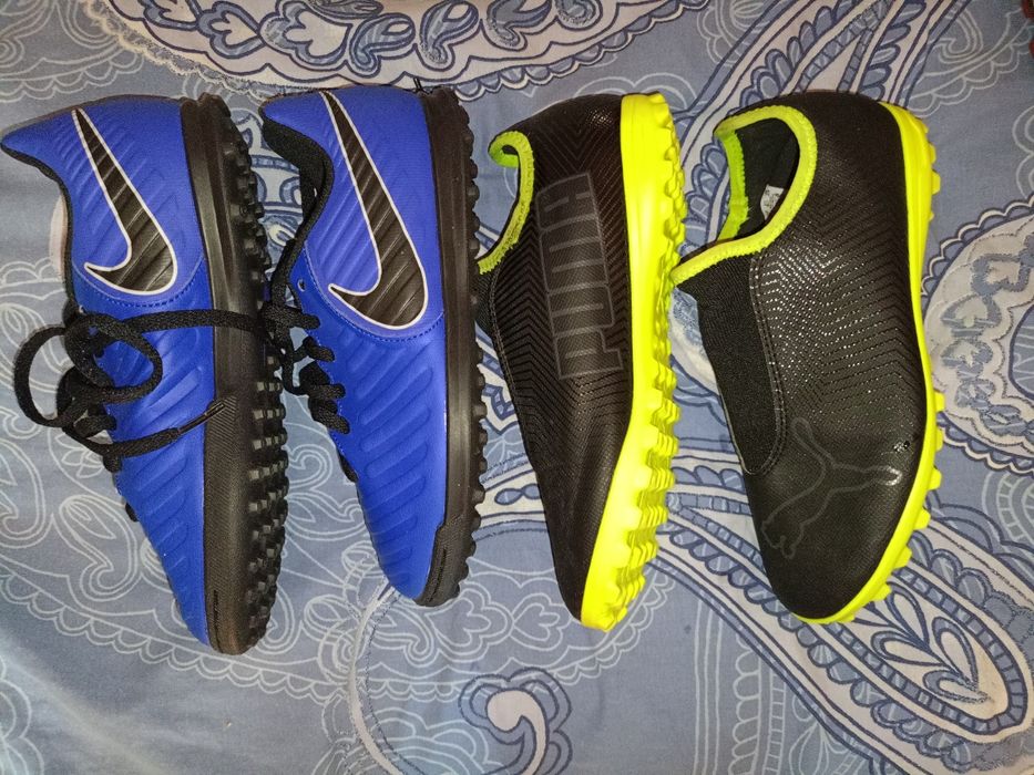 Футбольные кроссовки бутсы сороконожки футзалки 36/37 рр