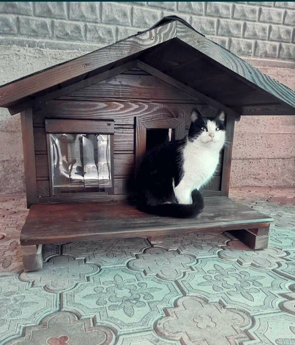 Будка для кота утеплена В НАЯВНОСТІ