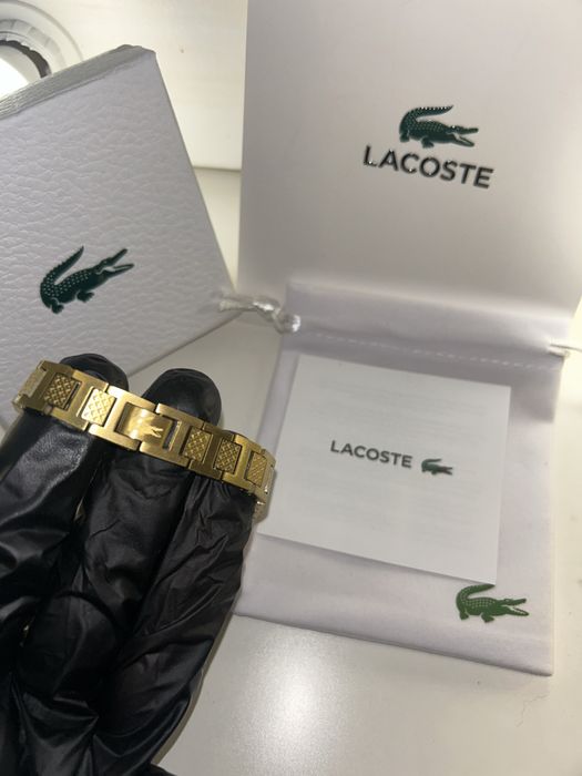 Bransoletka lacoste złota