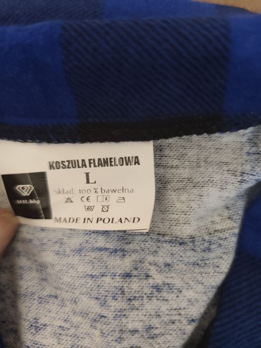 Koszula flanelowa męska,2 sztuki ,rozm.L.
