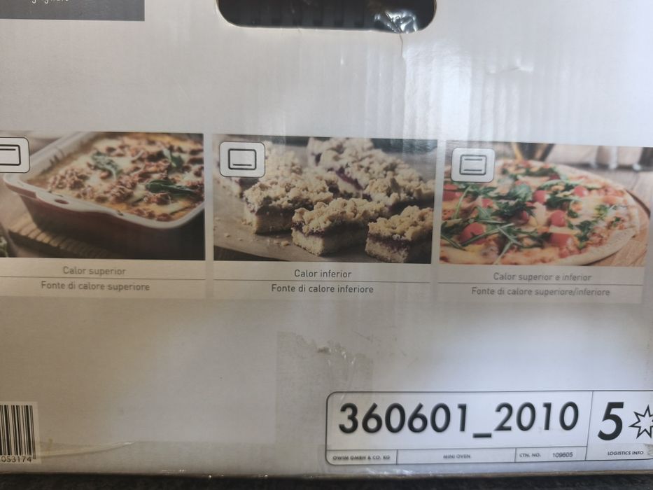 Mini forno elétrico Novo(caixa selada)