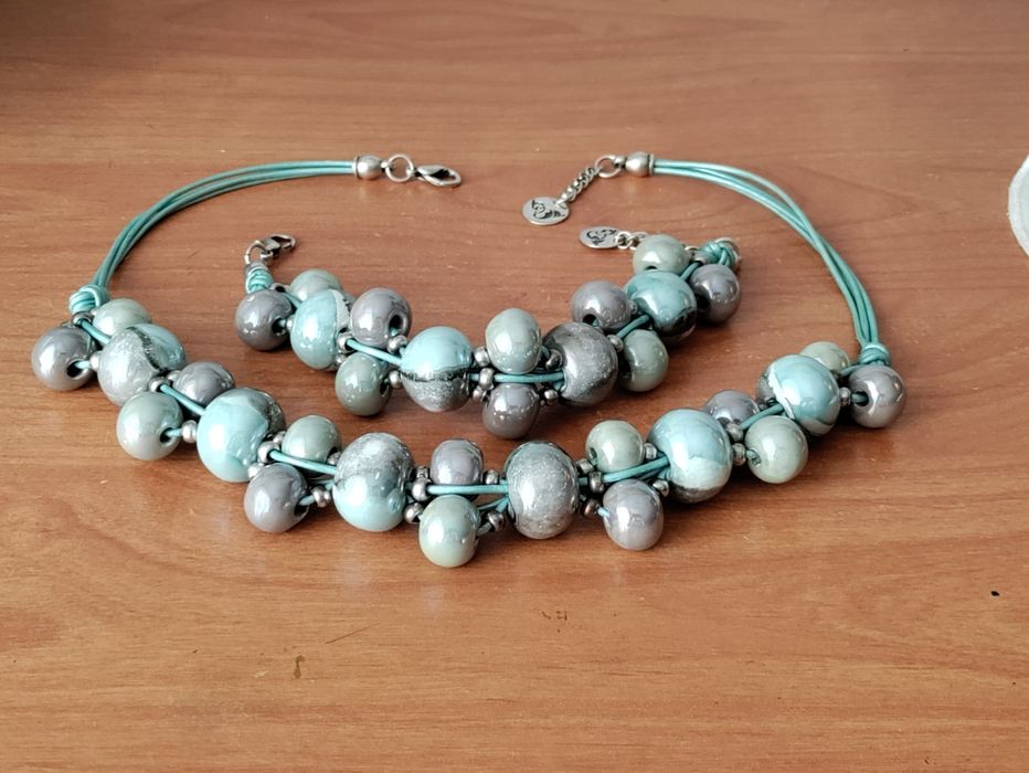 Naszyjnik z bransoletką