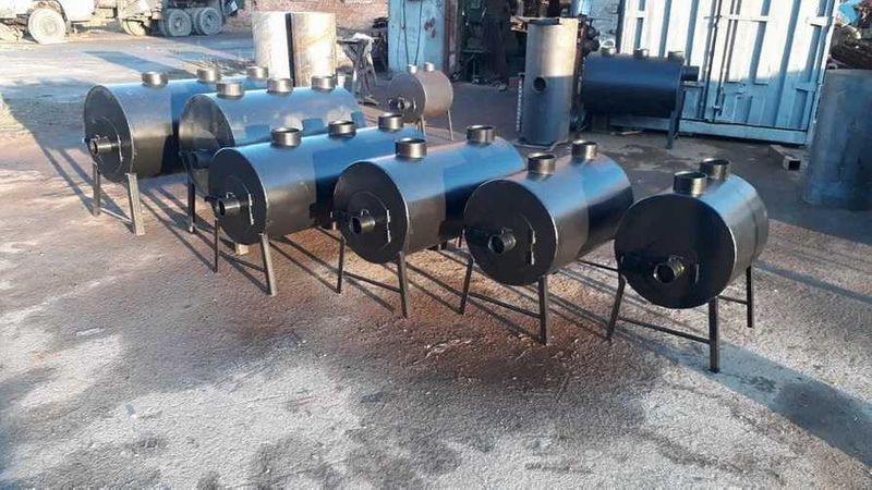 5,5 мм! ВЕЧНЫЕ ПЕЧИ! ОБДУВ! Буржуйка Булерьян POLTAVKA MIX 73 м2!