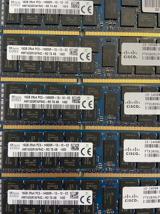 Серверна пам'ять Hynix 16gb DDR3 pc3-14900R rdimm ecc (x79)