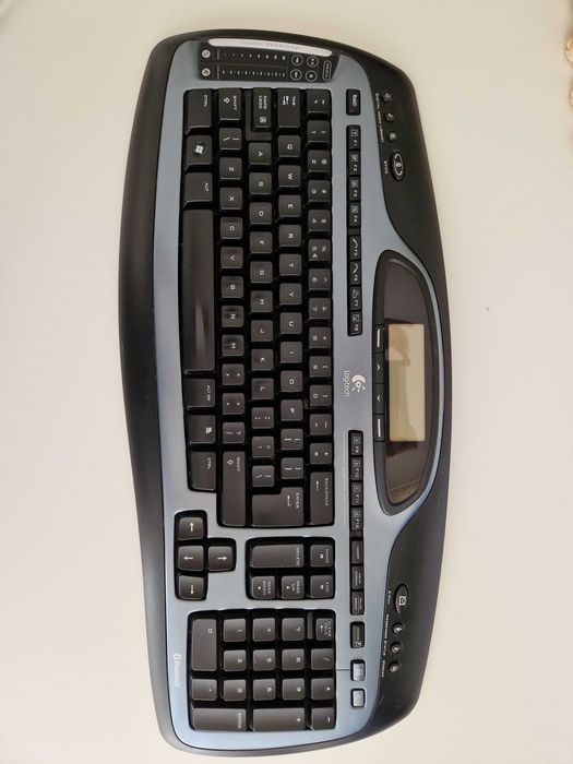 Klawiatura bezprzewodowa Logitech MX5000 Bluetooth z ekranem LCD / Super stan