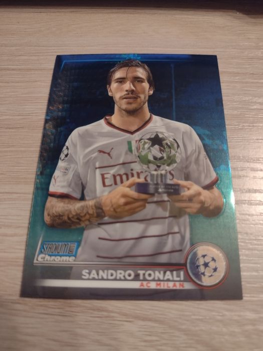 Karta piłkarska Topps stadium club chrome Tonali