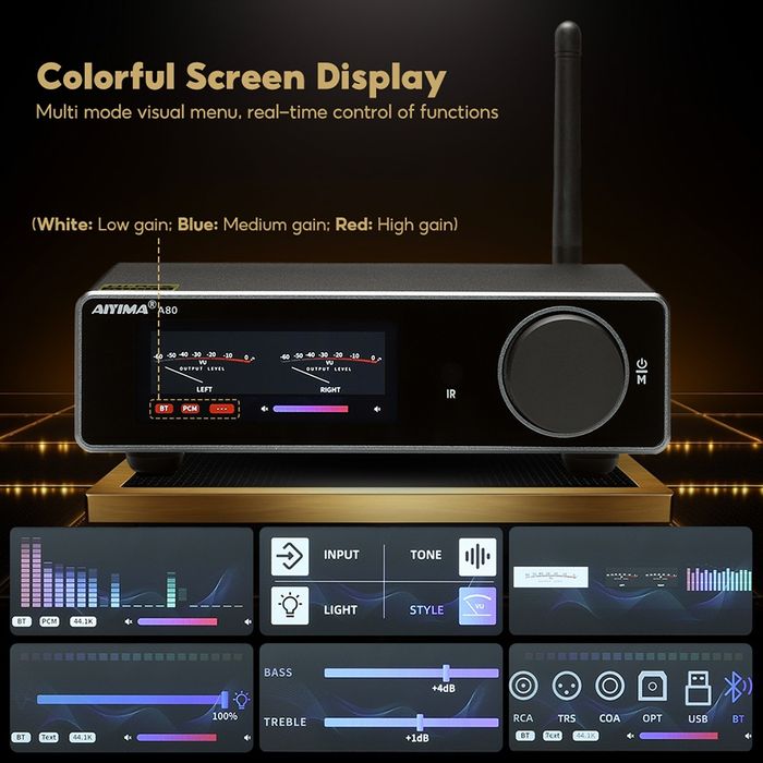 Усилитель AIYIMA A80 Оновлена версія