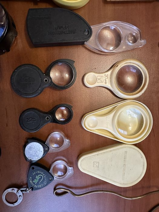 Лупа, увеличительное стекло  ссср