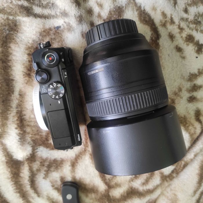 Nikon 1j5 nikkor 85mm 1.8g ftz adapter