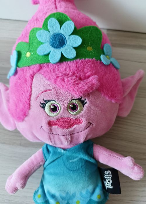 DreamWorks Trolls Trolle Poppy maskotka Świeci 37cm