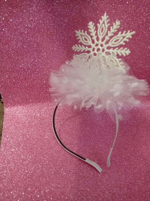 Новорічний обруч Сніжинка