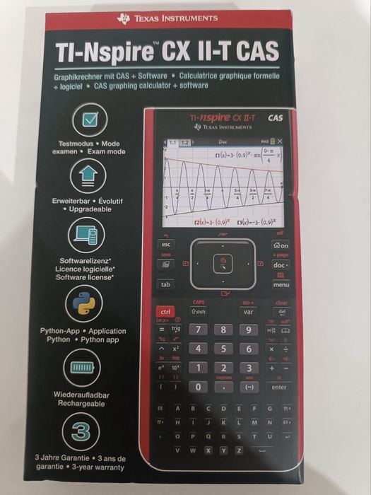Calculadora Gráfica TEXAS TI-NSPIRE CX CAS II-T