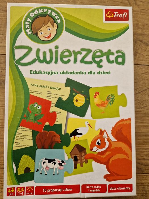 Trefl Zwierzęta edukacyjna układanka dla dzieci