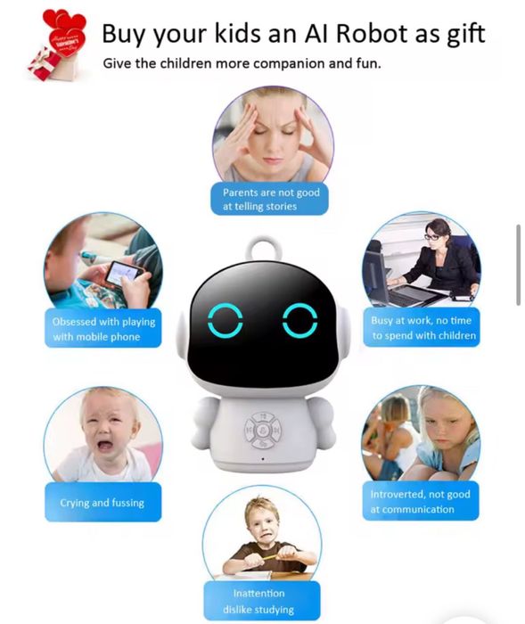 Tuya Smart Al Robot WiFi Інтерактивний навчальний робот