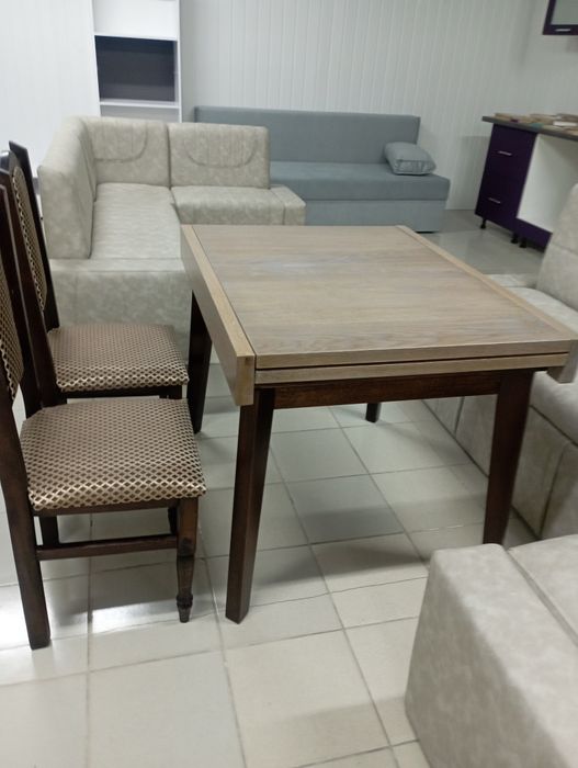 Стіл дерев'яний розкладний 1.0*0.8*2.0