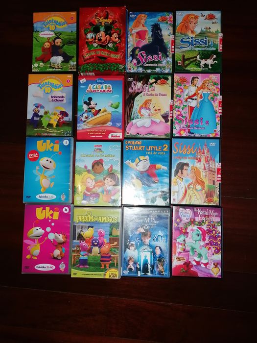 Filmes infantis DVD originais 35 unidades