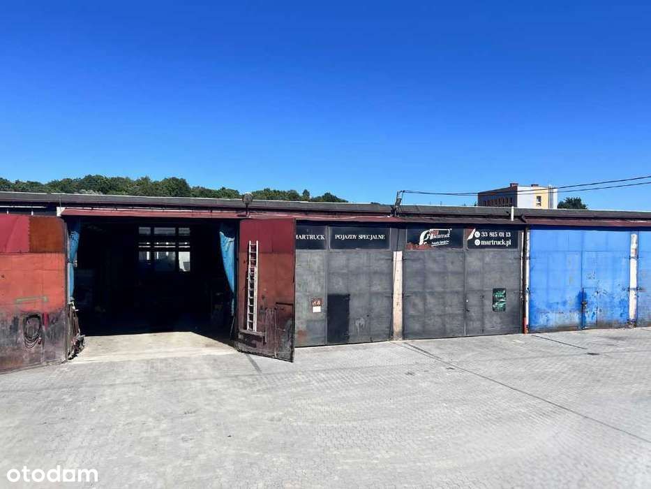 Wynajem pomieszczenia warsztatowego wraz z placem parkingowym