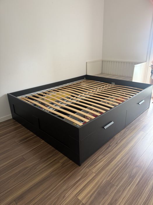 Cama casal 160x200 + colchão + estrado