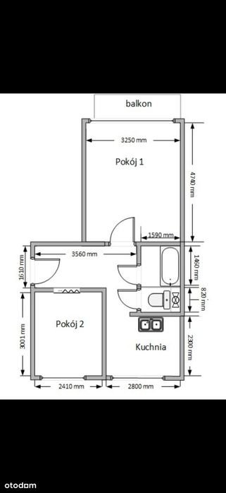 Mieszkanie 39,4 m w bloku