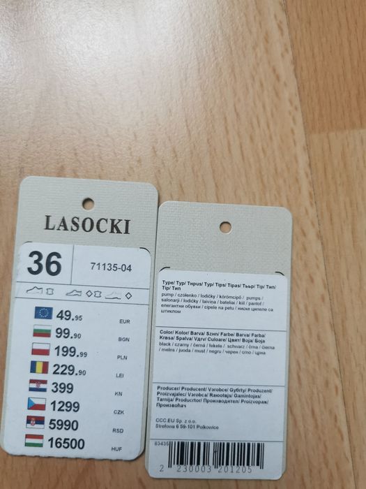 Nowe czółenka Lasocki