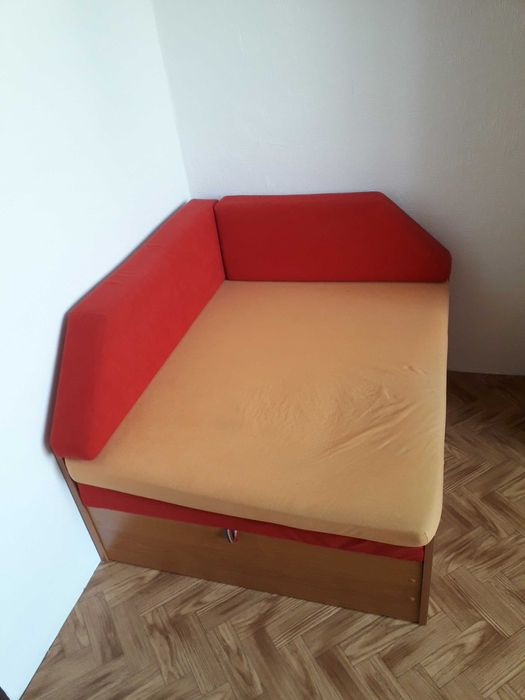 Narożnik, łóżko pojedyncze