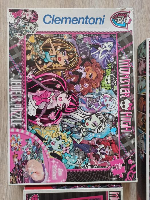 Zestaw 3 puzzli Monster High