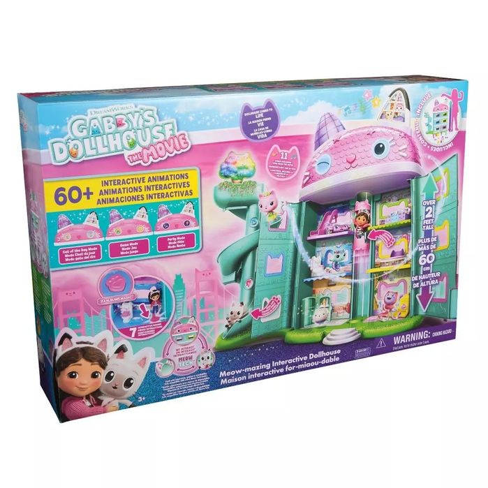 Koci Domek Gabi. Film. Interaktywny domek filmowy. Spin Master